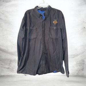 Genuine Harley-Davidson 115 Years Garage Long Sleeve Shirt Embroidered Size 2XL